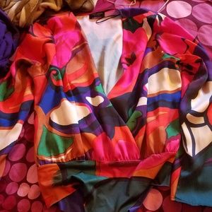 Zara Floral Bodysuit NWOT Never worn